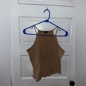 Splendid High Beck Strappy Tan Tank